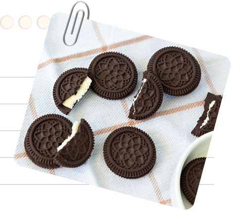 Печенье сахарное «Mr. O (Мистер О)» с какао и начинкой со сливочным вкусом